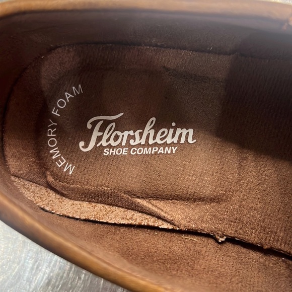 Boys Florsheim kids Jasper Venetian Jr. brown leather loafer 3.5 - Picture 6 of 8